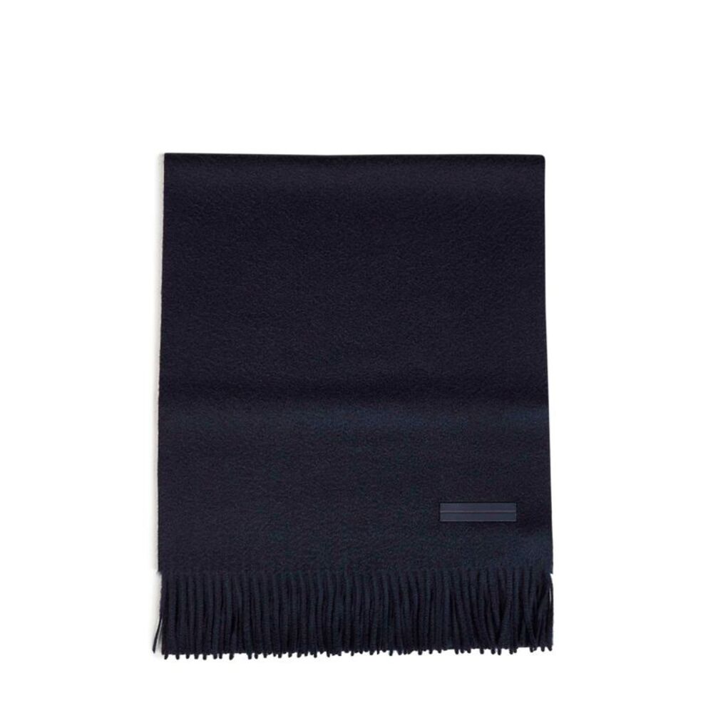 Zegna Men Navy Blue Oasi Cashmere Scarf